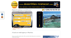 Desktop Screenshot of mauritius-rentacar.com